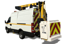 Car Hire Kilmarnock - 12.5M Cherry Picker 3.5T - Van hire Kilmarnock